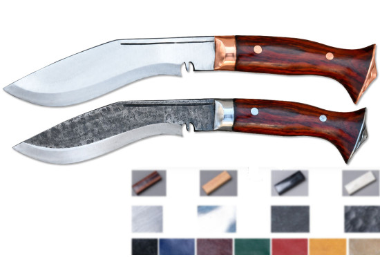 Hand-Forged EDC Kukri/Khukuri, Configurable Build