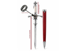 Custom Gothic Engagement Sword with Hidden Ring Holder