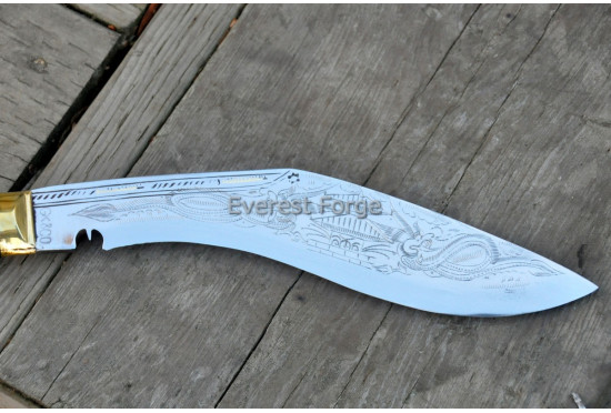 Dragon Engraved Bhojpure Khukuri 