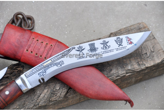 Gurkha Brigade Engraved Sirupate khukuri