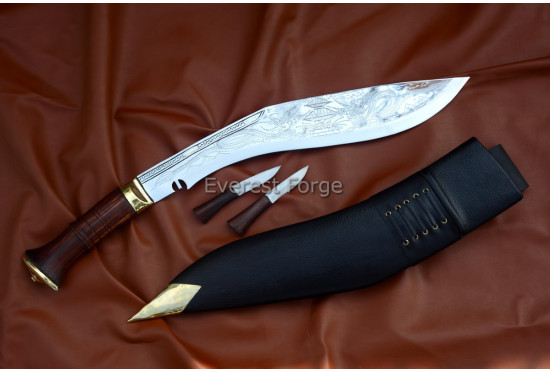 Bhojpure Khukuri/Kukri-Engraved