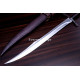 Hand-Forged Medieval Falchion Sword, Fluted Pommel
