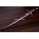 Hand-Forged Fantasy Arming Sword, Horned Guard