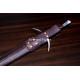 Hand-Forged Fantasy Arming Sword, Horned Guard