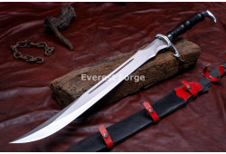 Hand-Forged Fantasy Dao Sword, Swept Guard