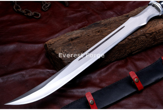 Hand-Forged Fantasy Dao Sword, Swept Guard