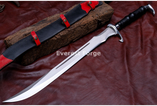 Hand-Forged Fantasy Dao Sword, Swept Guard