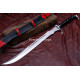 Hand-Forged Fantasy Dao Sword, Swept Guard