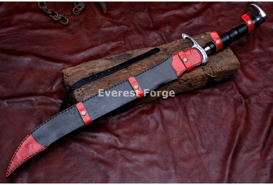 Hand-Forged Fantasy Dao Sword, Swept Guard