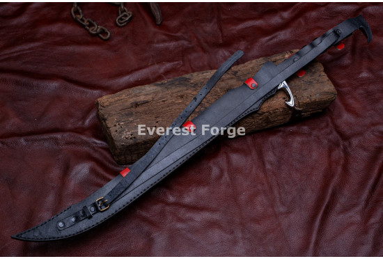 Hand-Forged Fantasy Dao Sword, Swept Guard