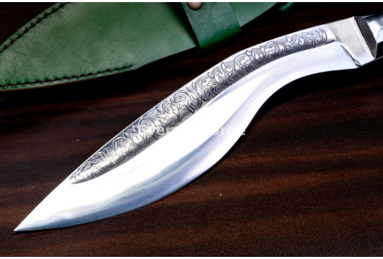 Hand-Forged Fatman Kukri Knife, Wide Belly Blade
