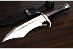 Hand-Forged Fantasy Knife, Faceted Blade