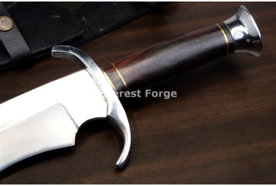 Hand-Forged Fantasy Knife, Faceted Blade