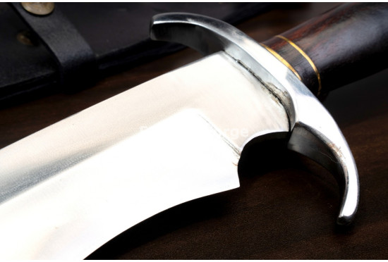 Hand-Forged Fantasy Knife, Faceted Blade