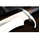 Hand-Forged Fantasy Knife, Faceted Blade