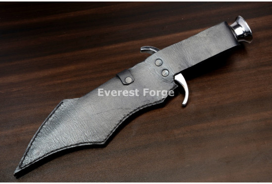 Hand-Forged Fantasy Knife, Faceted Blade