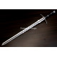 Hand-Forged Flamberge Longsword, Slotted Blade