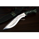Hand-Forged Chirra Kukri, Full-Tang Slab Hilt