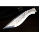 Hand-Forged Chirra Kukri, Full-Tang Slab Hilt