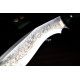 Hand-Forged Chirra Kukri, Full-Tang Slab Hilt