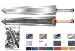 Hand-Forged Dragon Slayer Greatsword, Berserk-Inspired Slab Blade