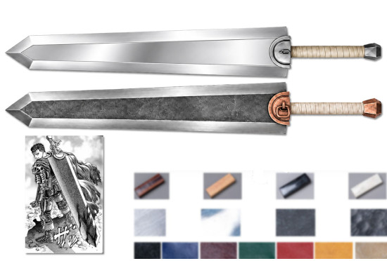 Hand-Forged Dragon Slayer Greatsword, Berserk-Inspired Slab Blade