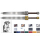 Hand-Forged Guts Hundred-Man Slayer Greatsword, Golden Age Manga Pattern
