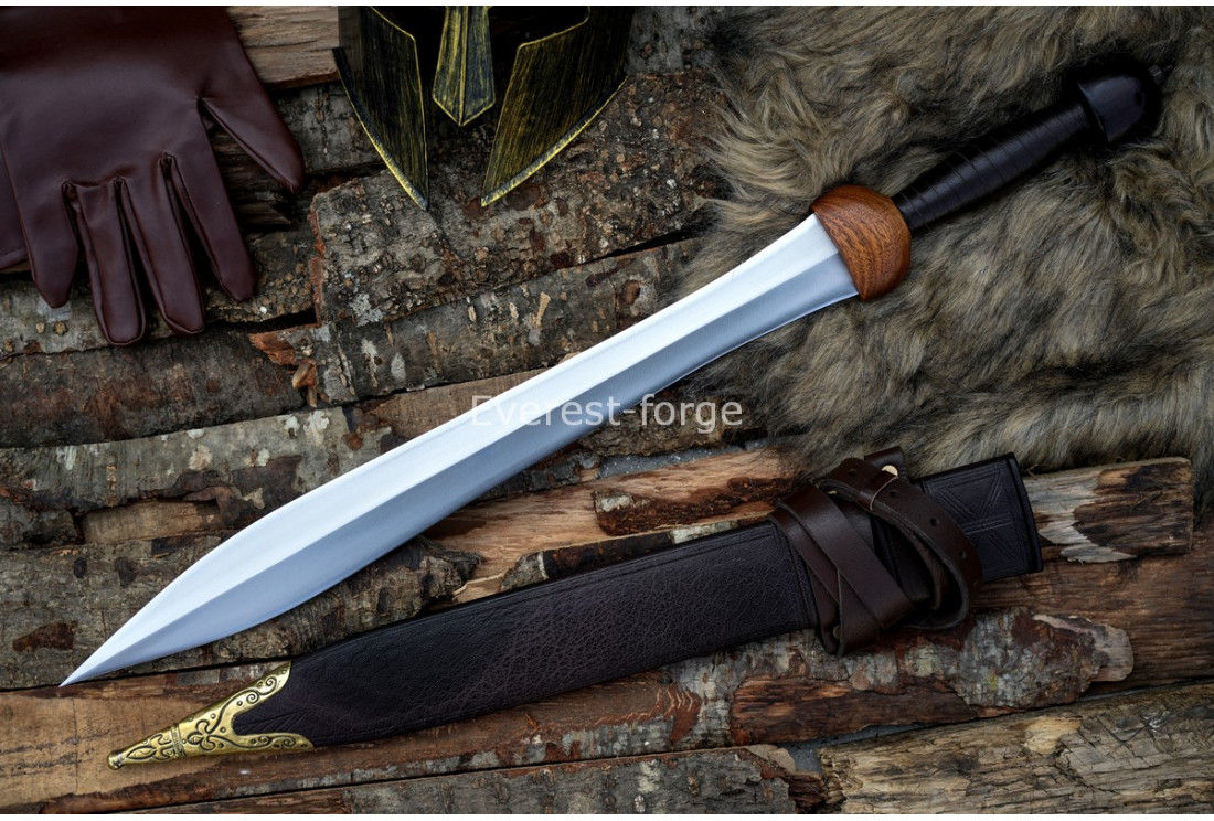 Roman Pompeii Gladius sword hand-forged imperial legionary blade — Everest Forge Nepal
