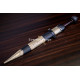 Hand-Forged Roman Gladius Sword, Brass-Fitted Scabbard