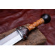 Hand-Forged Roman Gladius Sword, Fulham Type Broad Blade