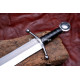 Hand-Forged Fantasy Gladius Sword, Disc Pommel Hilt