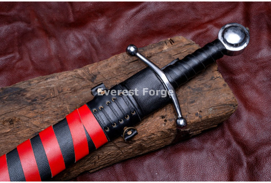 Hand-Forged Fantasy Gladius Sword, Disc Pommel Hilt