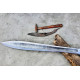 Hand-and-a-Half Leaf Blade Sword – Etched Fuller Edition