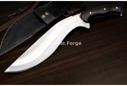 Hand-Forged Kukri Machete, Jimped Spine