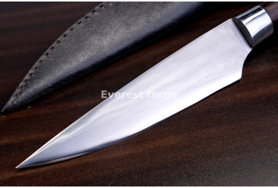 Hand-Forged Hunting Knife, Bolstered Full Tang