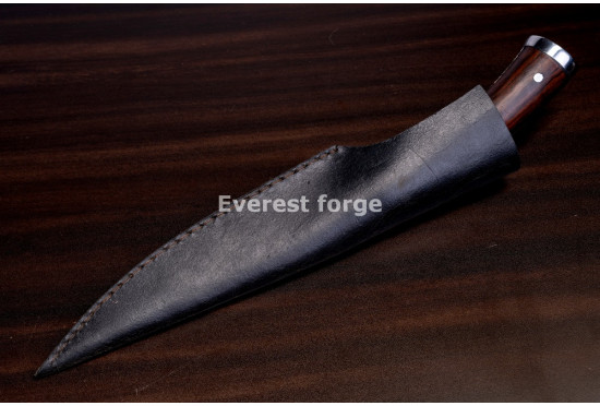 Hand-Forged Hunting Knife, Bolstered Full Tang
