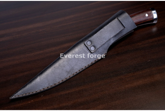 Hand-Forged Hunting Knife, Bolstered Full Tang
