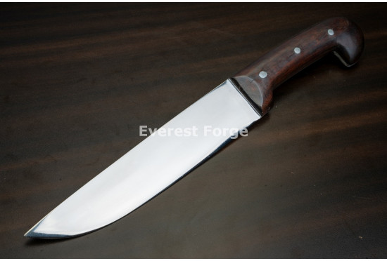 Hand-Forged Camp Knife, Hooked Butt