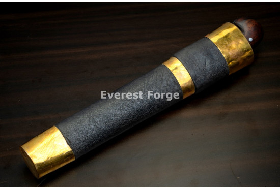Hand-Forged Camp Knife, Hooked Butt