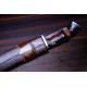 Hand-Forged Hunting Knife, Curved Fullered Blade