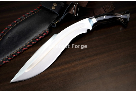 Hand-Forged Chirra Kukri, Back-Edged Tip