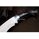 Hand-Forged Chirra Kukri, Back-Edged Tip