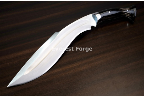Hand-Forged Chirra Kukri, Back-Edged Tip