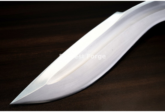 Hand-Forged Chirra Kukri, Back-Edged Tip