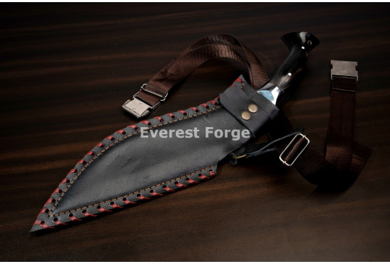 Hand-Forged Chirra Kukri, Back-Edged Tip