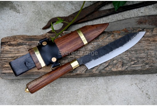 Hand-Forged Santoku Knife