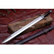 Hand-Forged Hunting Hanger Sword – Full-Tang 5160 Blade with Knuckle-Bow Guard