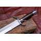 Hand-Forged Hunting Hanger Sword – Full-Tang 5160 Blade with Knuckle-Bow Guard