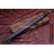 Hand-Forged Hunting Hanger Sword – Full-Tang 5160 Blade with Knuckle-Bow Guard