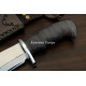 Hand-Forged Hunting Bowie, Clip Point